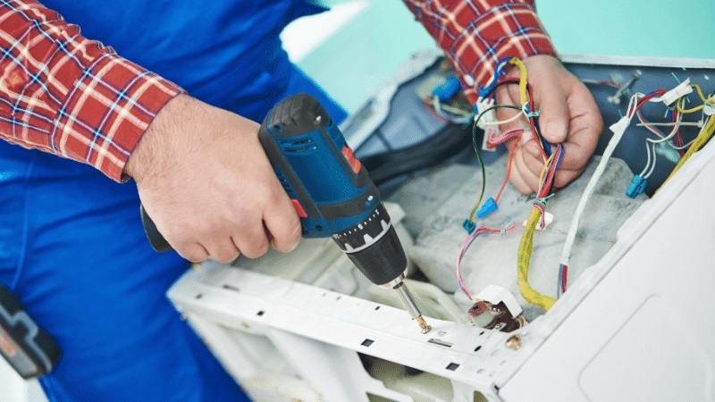 Keçiören Beko Beko çamaşır makinesi kart tamiri – Su almama arızası orijinal parça ile giderildi. - Teknik servis örneği