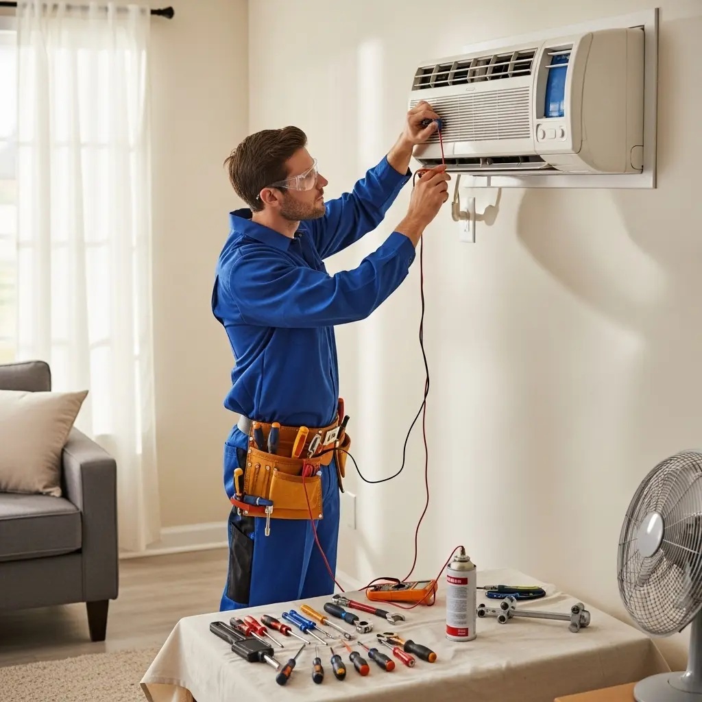 Keçiören Beko Beko klima gaz dolumu ve bakım – Enerji verimliliği artırıldı. - Teknik servis örneği